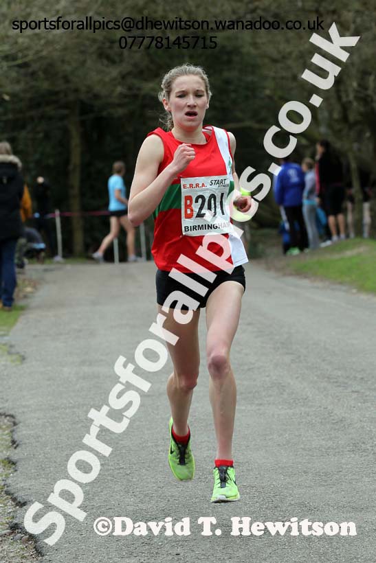 Louise Small (Aldershot Farnham and District) 2nd leg of the National 6 Stage Relay, National 12 and 6 Stage Relays, Sutton Park, Birmingham. Photo: David T. Hewitson/Sports for All Pics